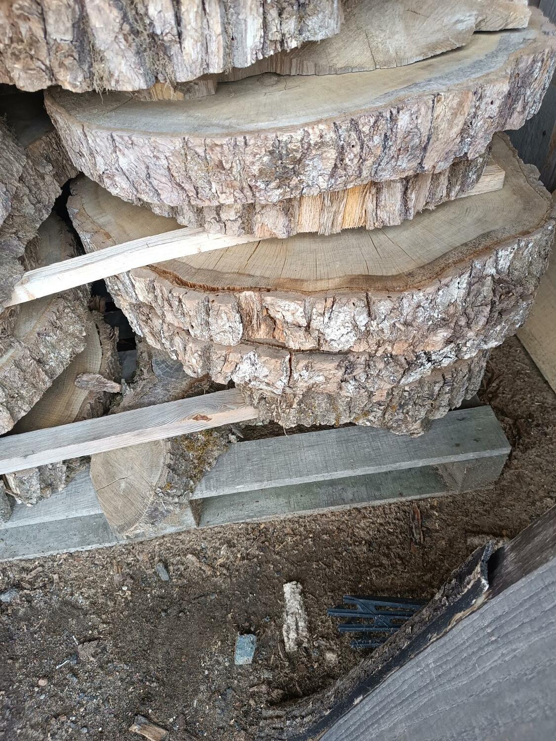 Торцевые спилы (слэбы).