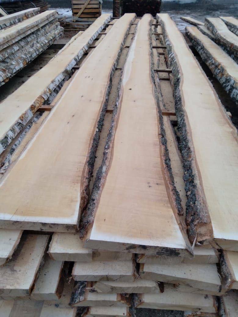 Берёза доска столярная техсушки необрезная